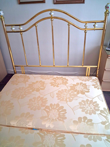 Sleepmaster double bed with - , 2
