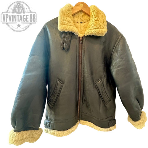 Vintage aviator bomber - b-3,