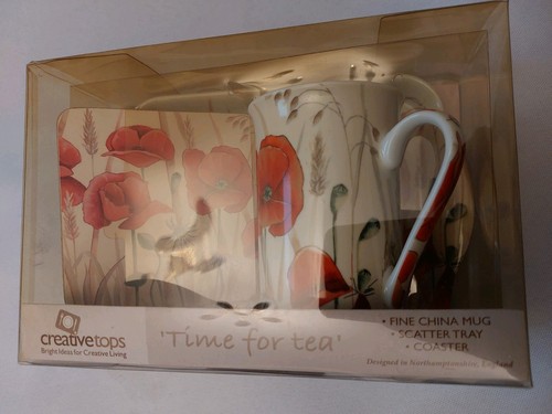 Fine china mug scatter - fine, tray