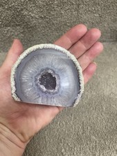 Banded Agate Druzy Geode