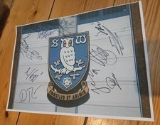 A4 Sheet Signed Autographed 10