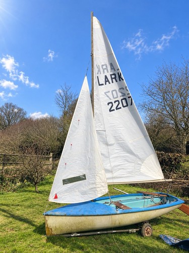 Lark sailing dinghy - sailing,
