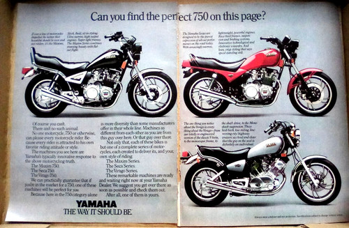 1983 yamaha maxim - 750, seca