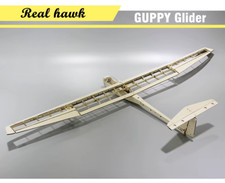 RC Airplanes Laser Cut Balsa Wood Airplane Kit Wingspan 1040Mm GUPPY Glider Fram