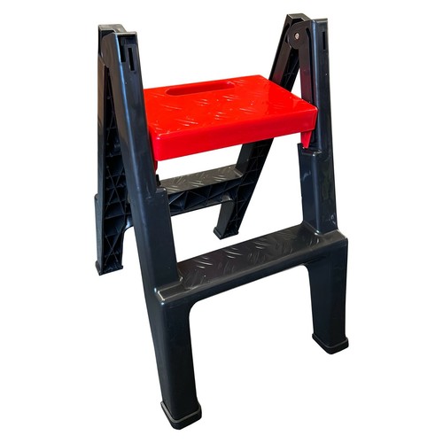 Folding step ladder stool - 2,