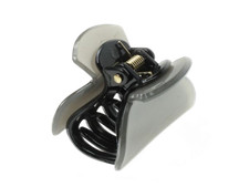 Small Grey Black Hair Claw