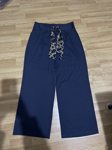 Ladies wide leg trousers w32 - wide,