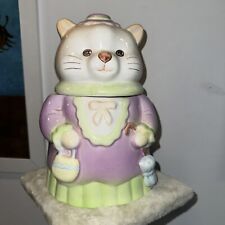 ANTIQUE SHAWNEE POTTERY PUSS N BOOTS KITCHEN COOKIE JAR CAT