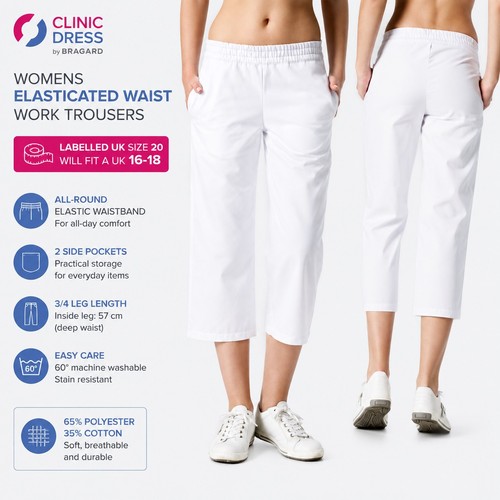 Ladies womens elasticated - womens,