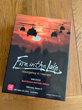 GMT Games Fire in The Lake Board Game - COIN Game Series - Near Mint Condition