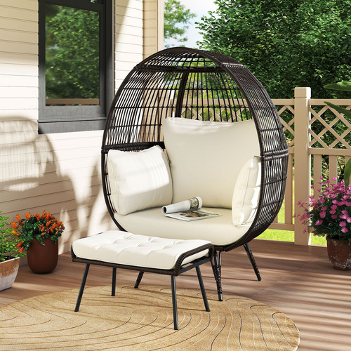 Patio egg chair - , with