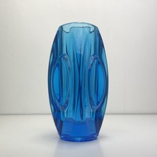 Vintage Rosice Sklo Union Blue