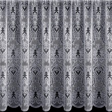 White Net Curtains With Slot /