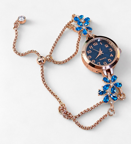 Gold tone ladies - tone, bracelet
