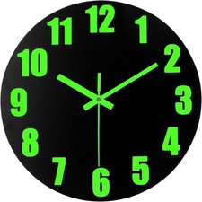 Luminous Wall Clock, 12''