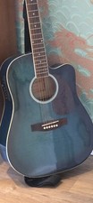 Jim Deacon - Late 20th century EQ electric acoustic guitar, with case