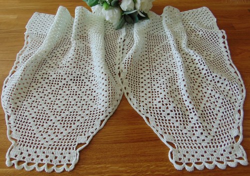 Vintage hand crocheted cotton