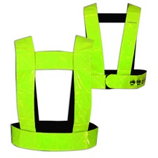 Hi Vis  Bright Belt Reflective Fluorescent Motorbike Motorcycle Cycle Bike
