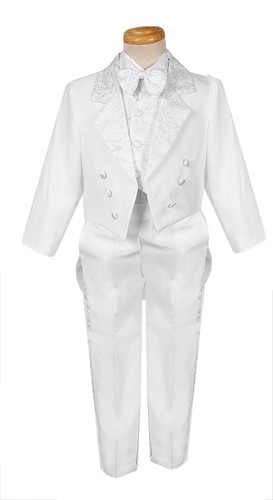 Boys tuxedo white - tuxedo,