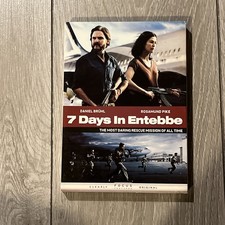 7 Days in Entebbe (DVD 2018 Slipcover) 1976 Hijacking Daniel Bruhl Rosamund Pike