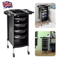 Salon Hairdresser Trolley Beauty Barber Storage Basket Rolling Cart 4 Drawer