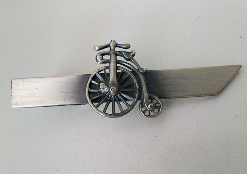 Penny farthing bicycle tie - penny, bar