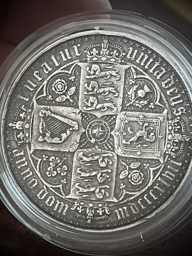 1847 gothic crown plain edge - 1847,