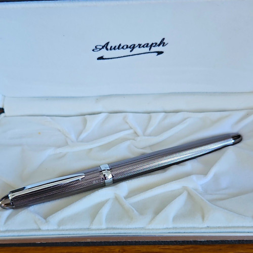 Autograph metal ballpoint pen - autograph,