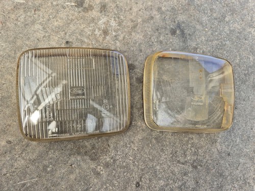 Two vintage ford headlight - two,