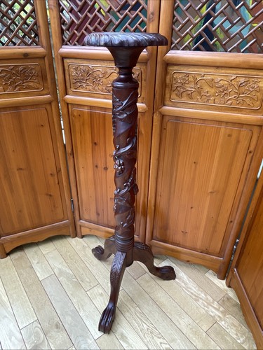 Large vintage hand carved - vintage,