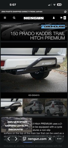 Hitch toyota land - 2”,