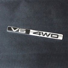 1x Black Chrome Silver V6 4WD