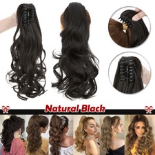 Extra real thick pony tail - real,