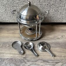 Vintage Stainless Steel Fondue Set
