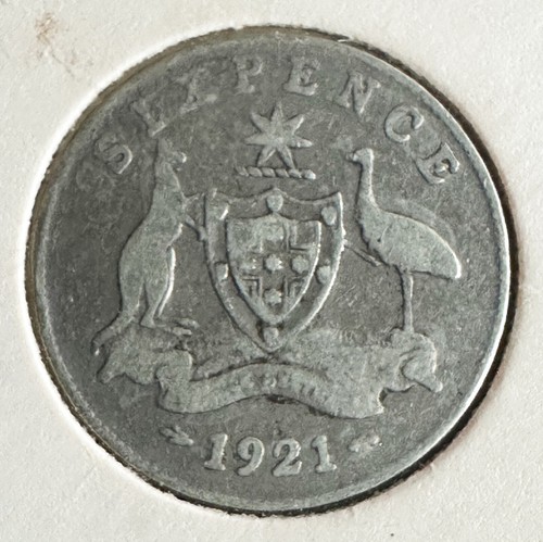 1921 kgv australia six - 1921,