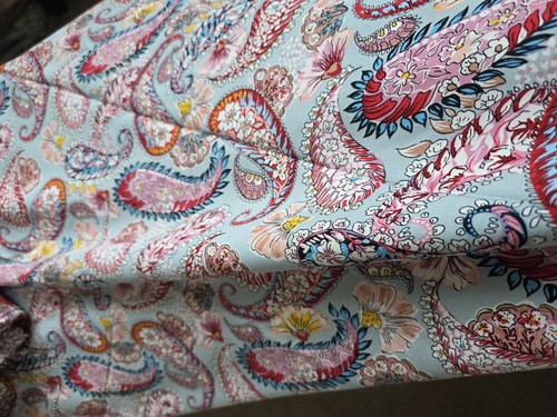 Yards printed viscose fabric - 4,
