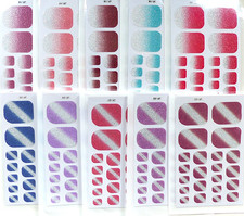 Nail Art Ombre Glitter Full