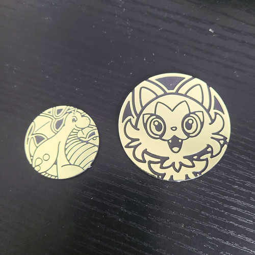 Official pokémon tcg coins - pokémon,