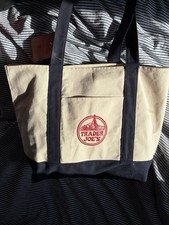 Trader Joes Navy Tote Bag