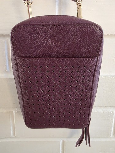 Pia leather phone crossbody - pia,