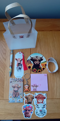 Highland cow gift - cow, with
