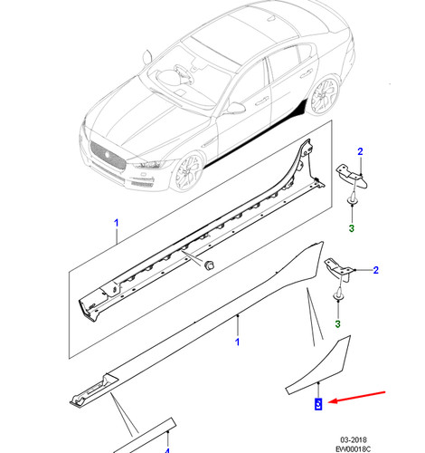 Jaguar x760 rear left side - xe,