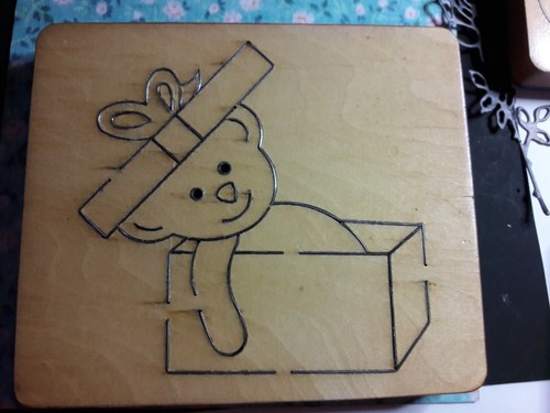 Wooden cutting die teddy - cutting,