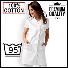 Nurse Uniform Tunic Dentist Nurses Salon Healthcare Lab Coat Jacket Beauty