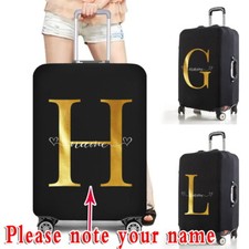 Personalised Custom Name Travel Suitcase Trolley Cover Luggage Protective Cover