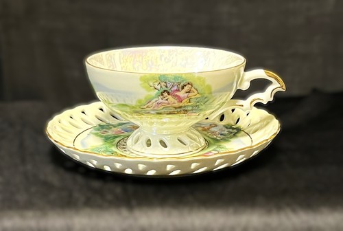 Riviera japan cherub teacup - cherub,