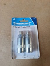 Air Line Quick Coupler 2pk  1/4" BSP