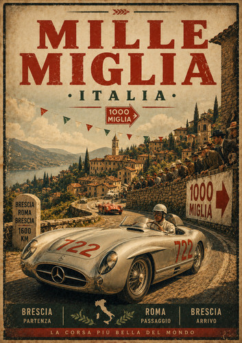 Mille miglia italy racing - mille,