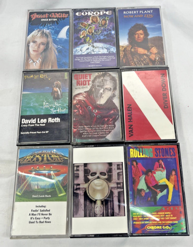 Lot classic rock cassette - of,