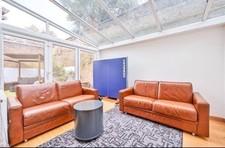 Milano Genuine Brown Leather Sofa – 2 Seater – Modern Contemporary Design